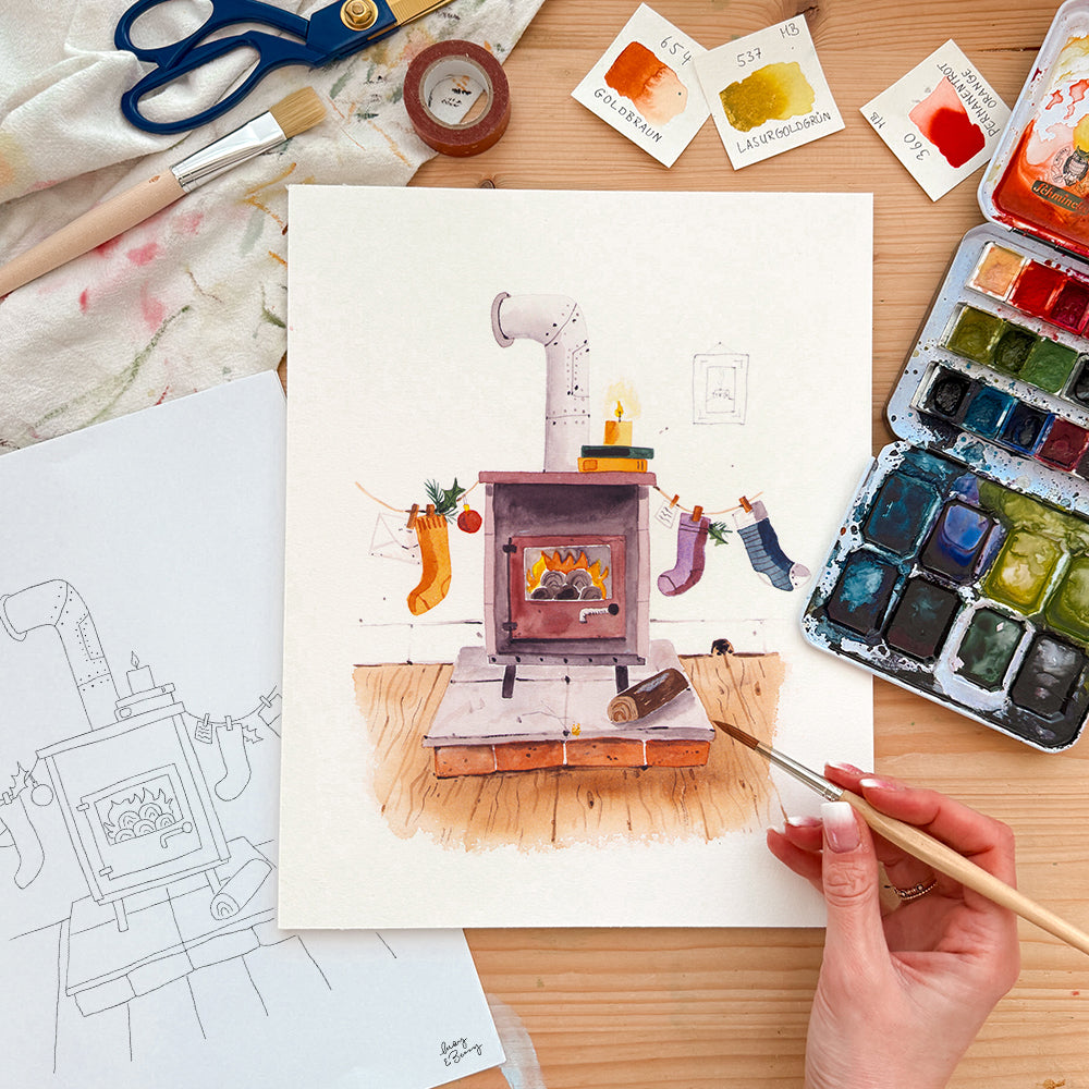 „MEIN MAGISCHER BUCHLADEN - Vol. 1“ Digitale Malvorlagen