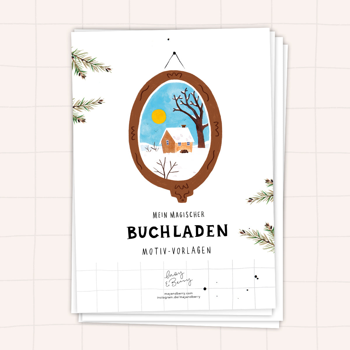 „MEIN MAGISCHER BUCHLADEN - Vol. 1“ Digitale Malvorlagen