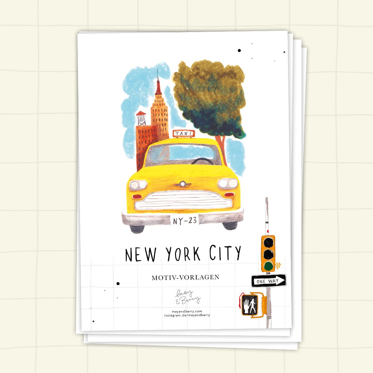 NEW YORK CITY Malvorlagen