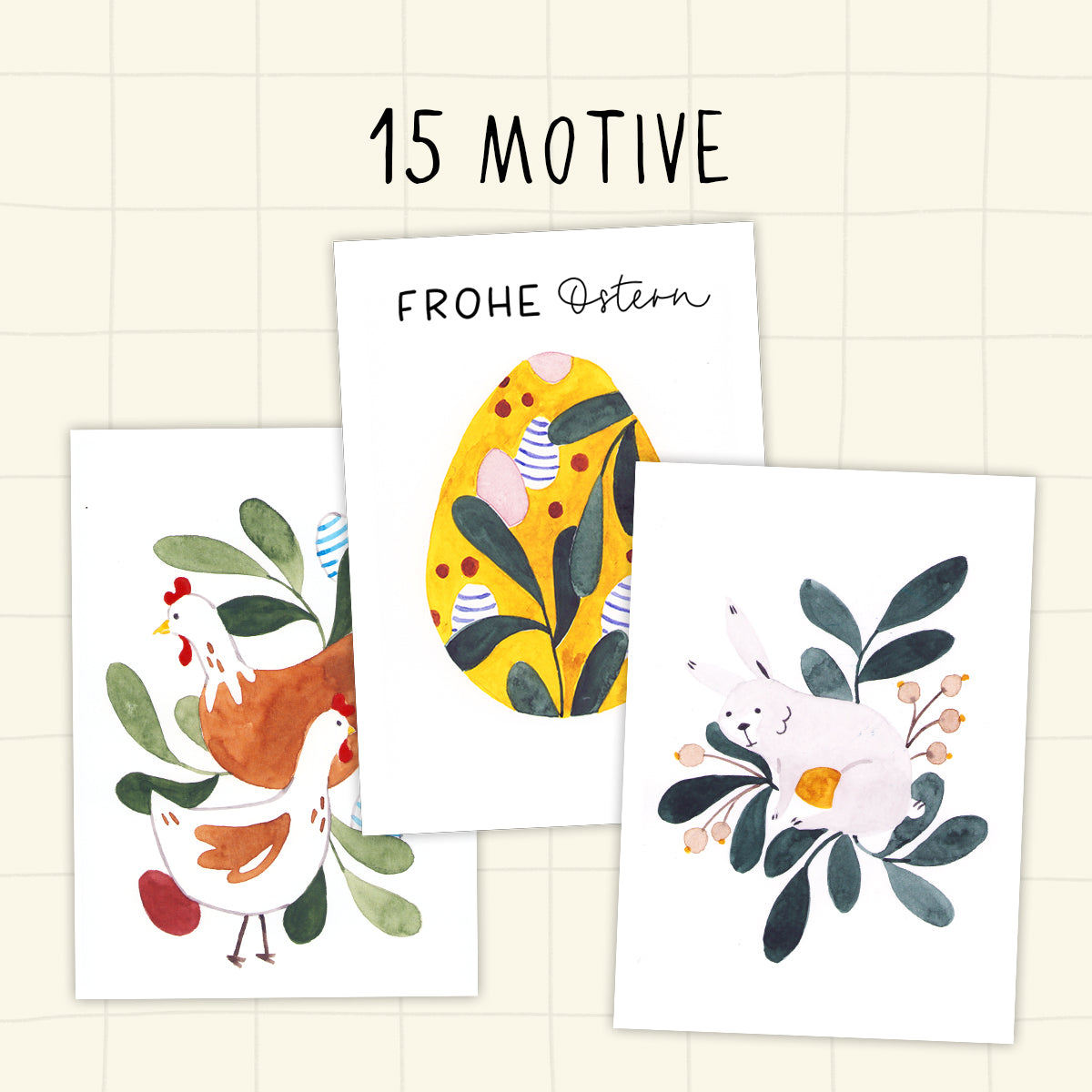 OSTERPAKET Malvorlagen