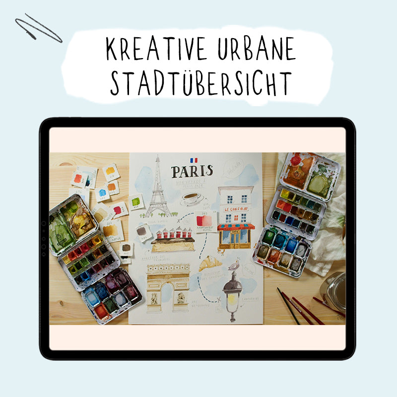 PARIS WATERCOLOR Onlinekurs