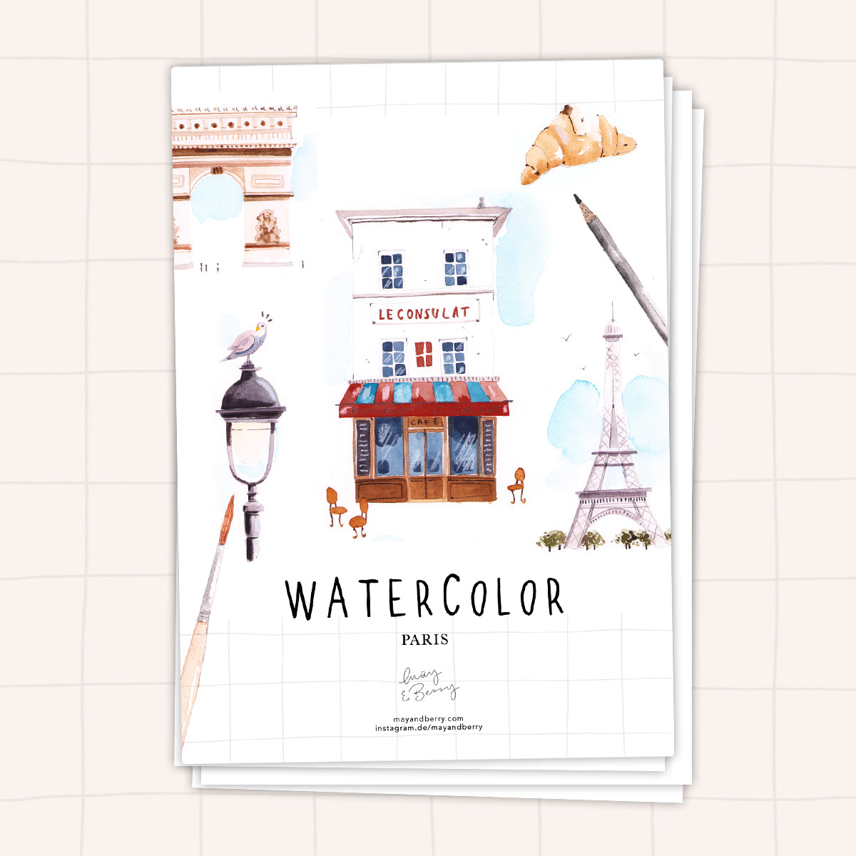 PARIS WATERCOLOR Onlinekurs