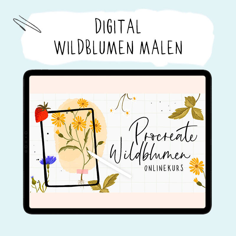 PROCREATE Wildblumen Onlinekurs