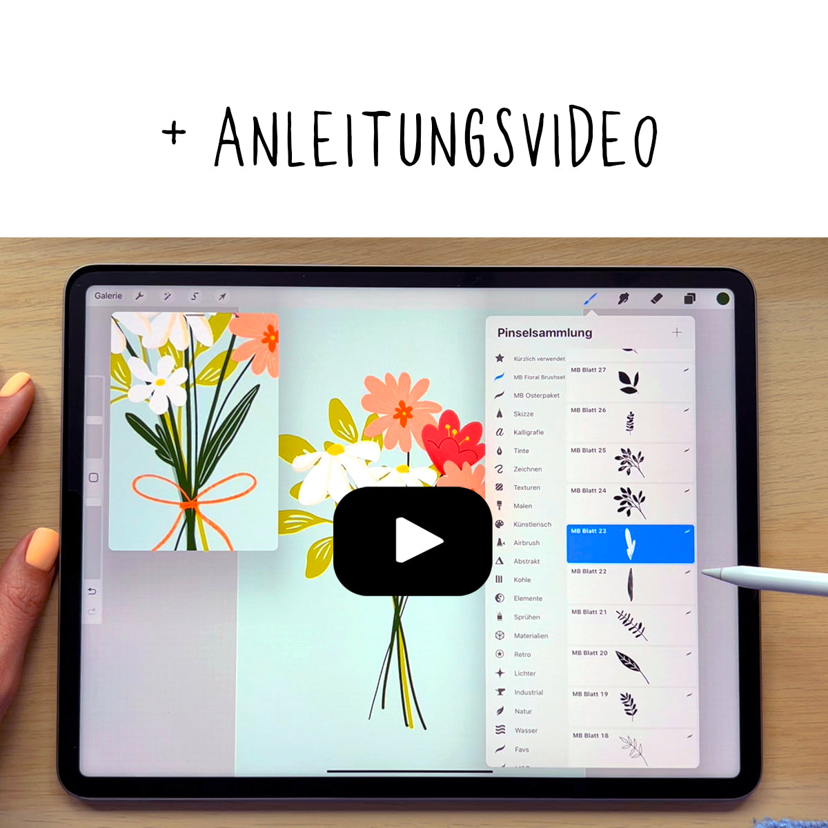 PROCREATE Floral Brushset