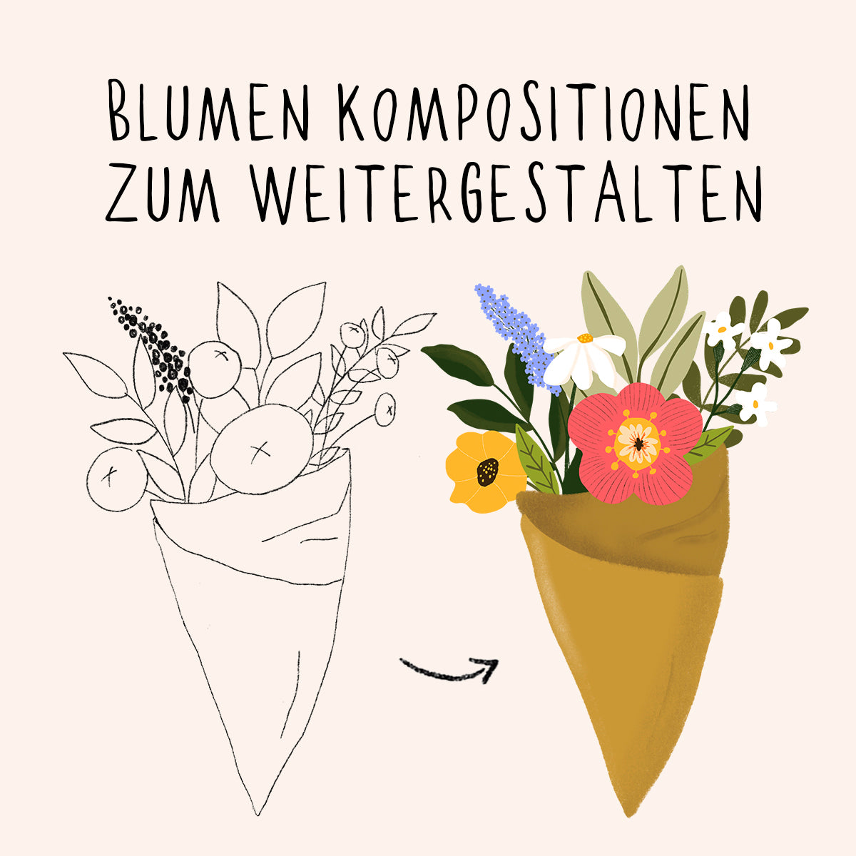 PROCREATE Floral Layouts