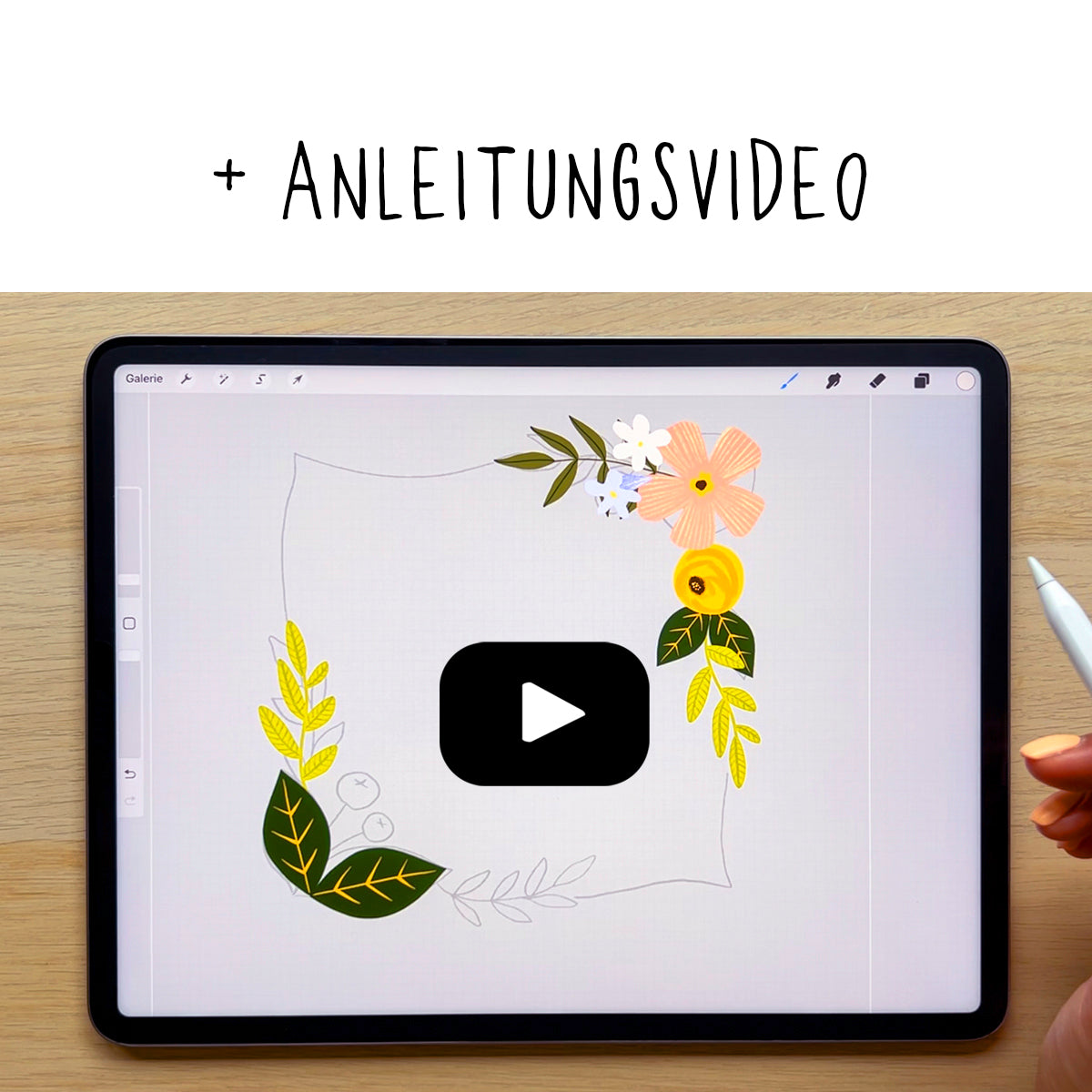 PROCREATE Floral Layouts