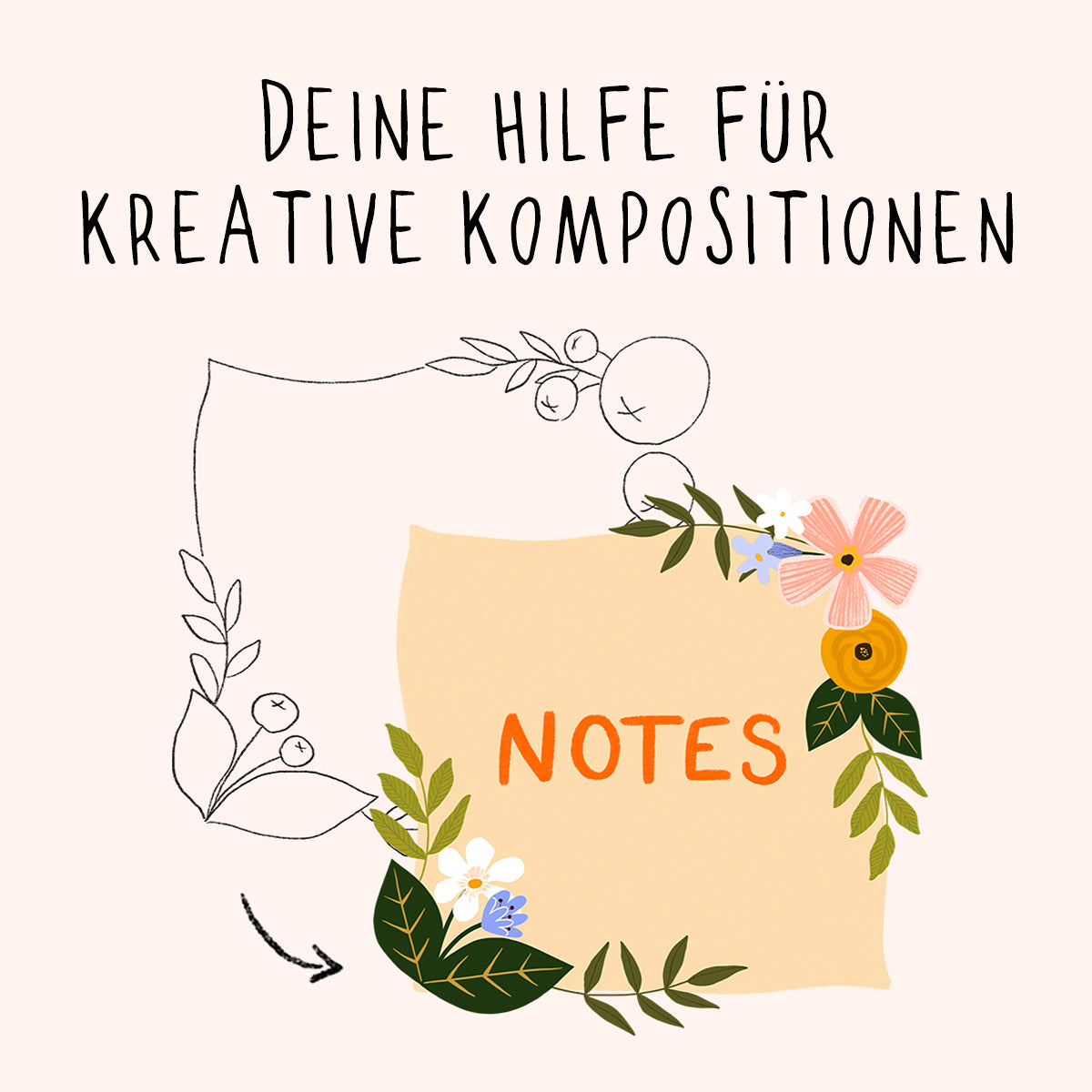 PROCREATE Floral Layouts