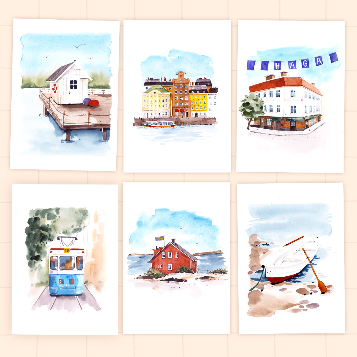 SCHWEDEN Malvorlagen