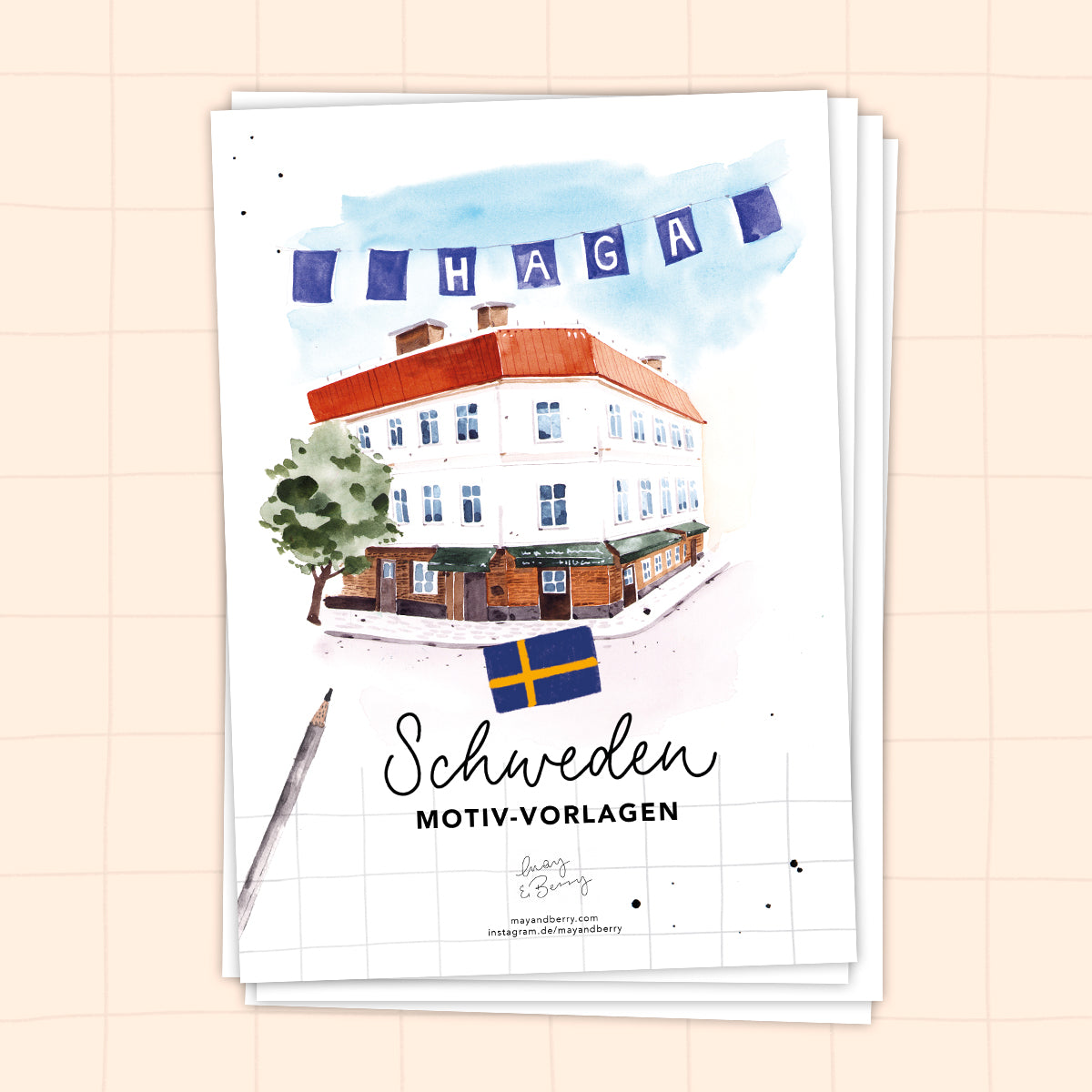 SCHWEDEN Malvorlagen