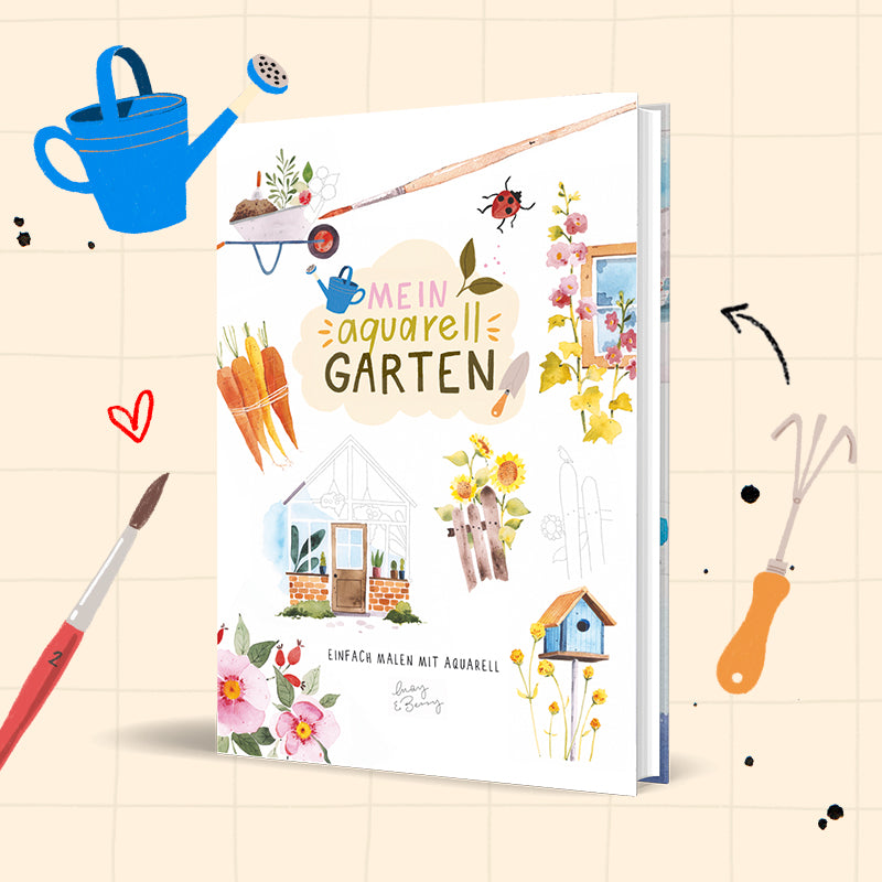 MEIN AQUARELL GARTEN Malbuch