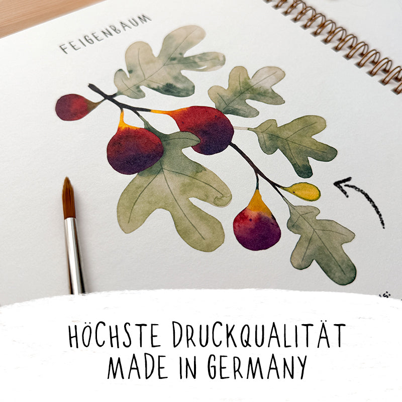 MEIN AQUARELL GARTEN Malbuch