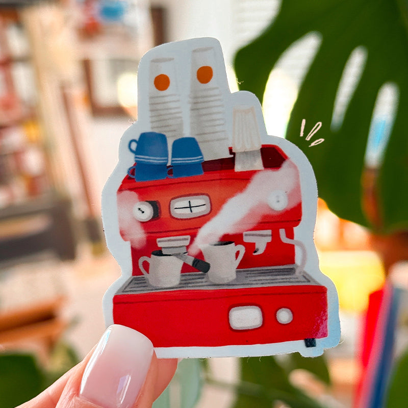 STICKER Kaffeemaschine