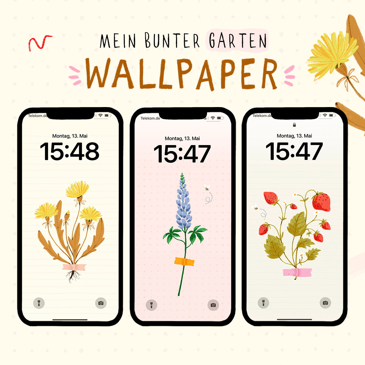 May & Berry WALLPAPER Mein bunter Garten