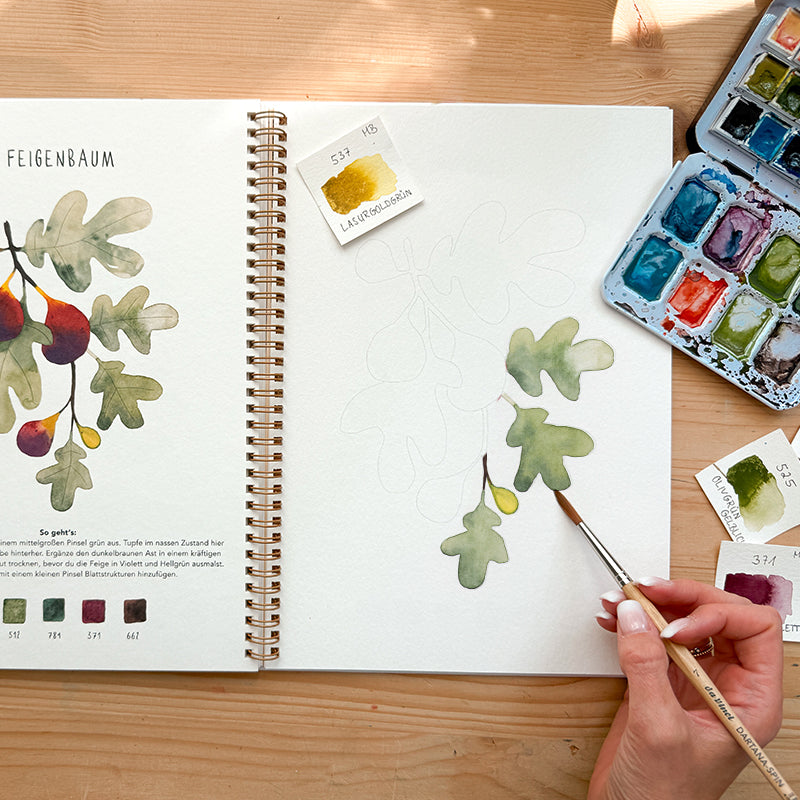 MEIN AQUARELL GARTEN Malbuch