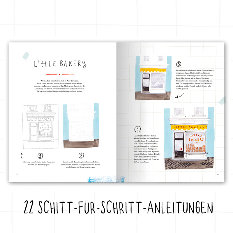 BUNT UM DIE WELT: Aquarell und Gouache