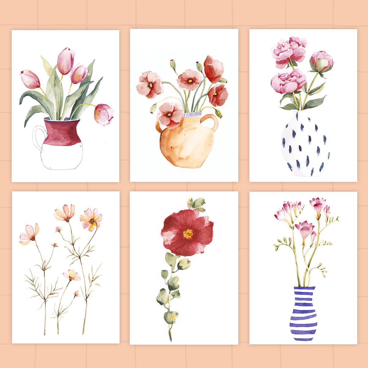 FLORAL Malvorlagen