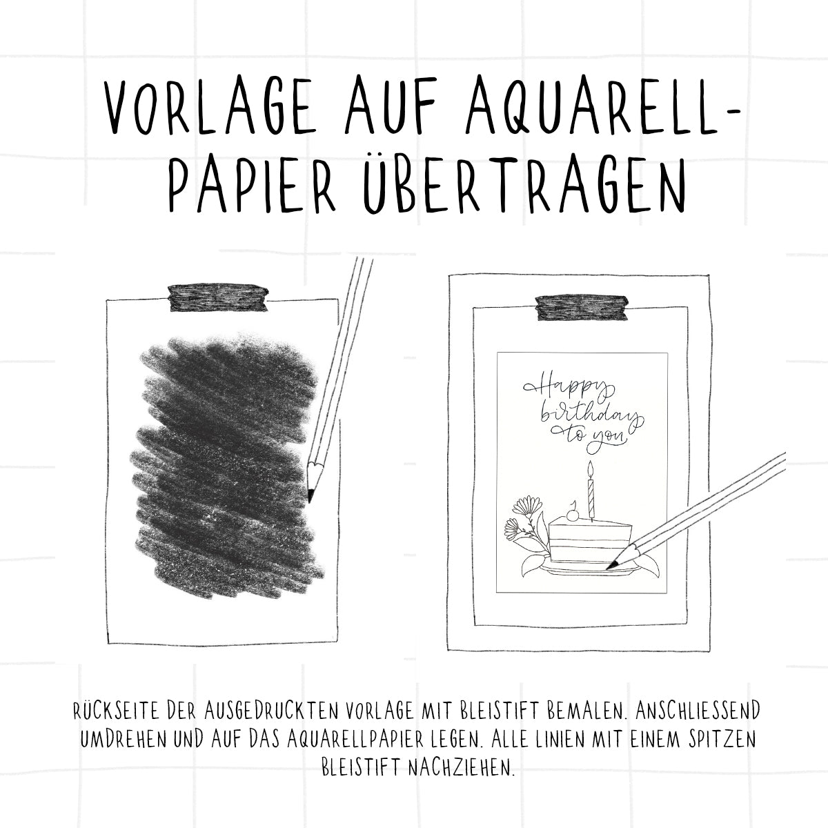 GRUSSKARTEN Malvorlagen