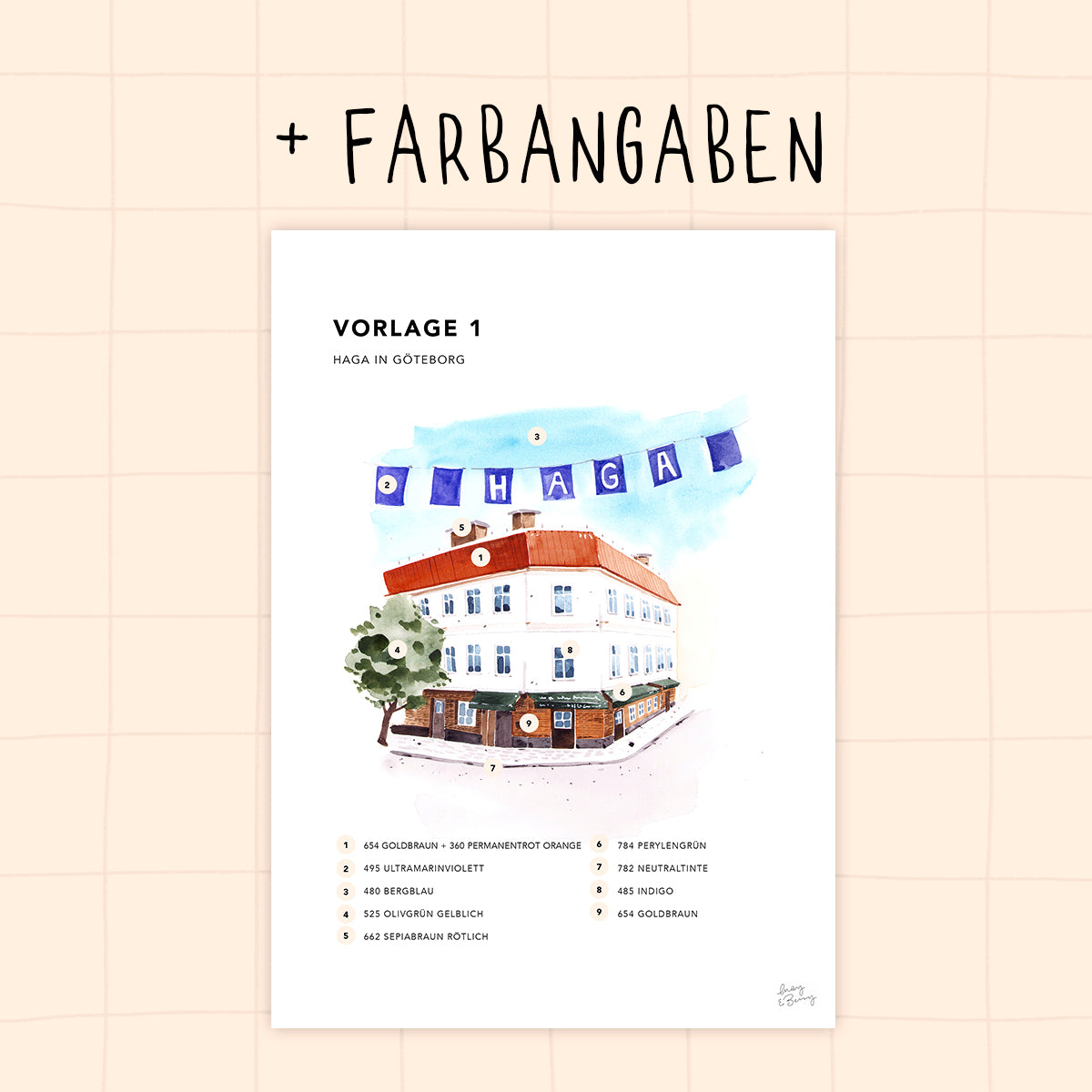 SCHWEDEN Malvorlagen