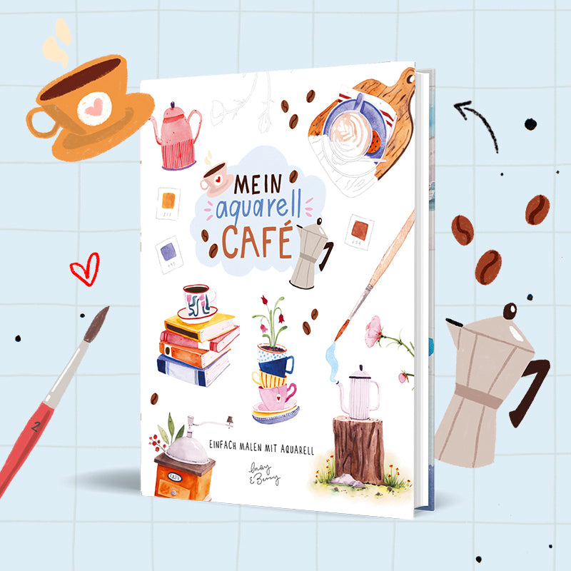 MEIN AQUARELL CAFÉ Malbuch