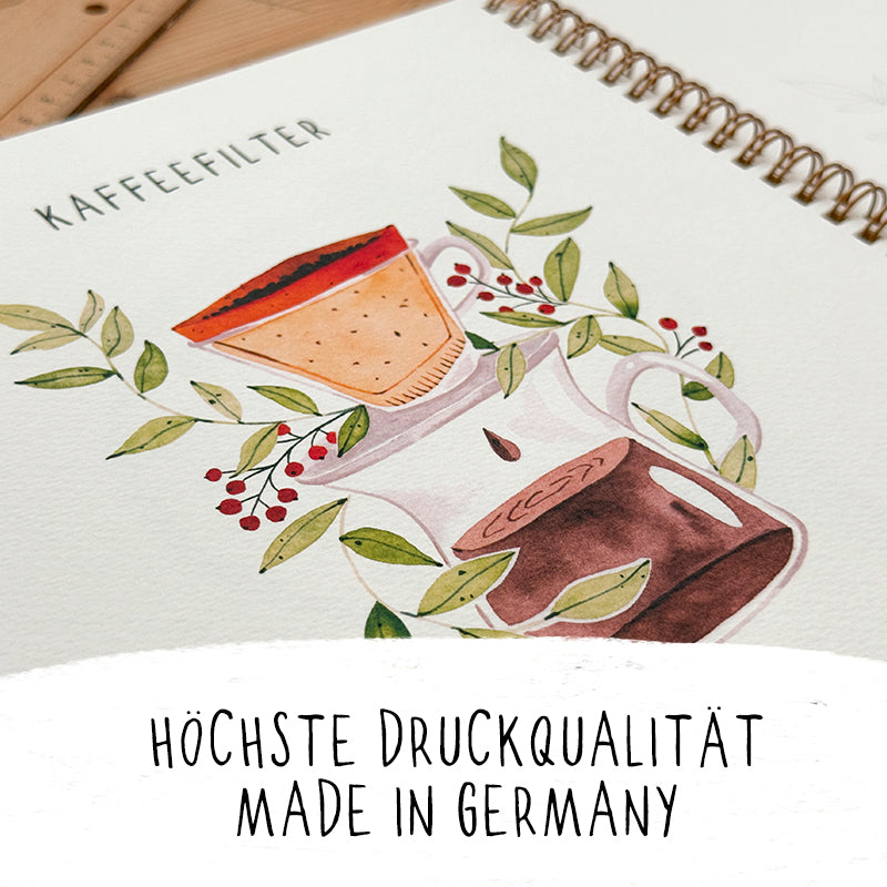 MEIN AQUARELL CAFÉ Malbuch
