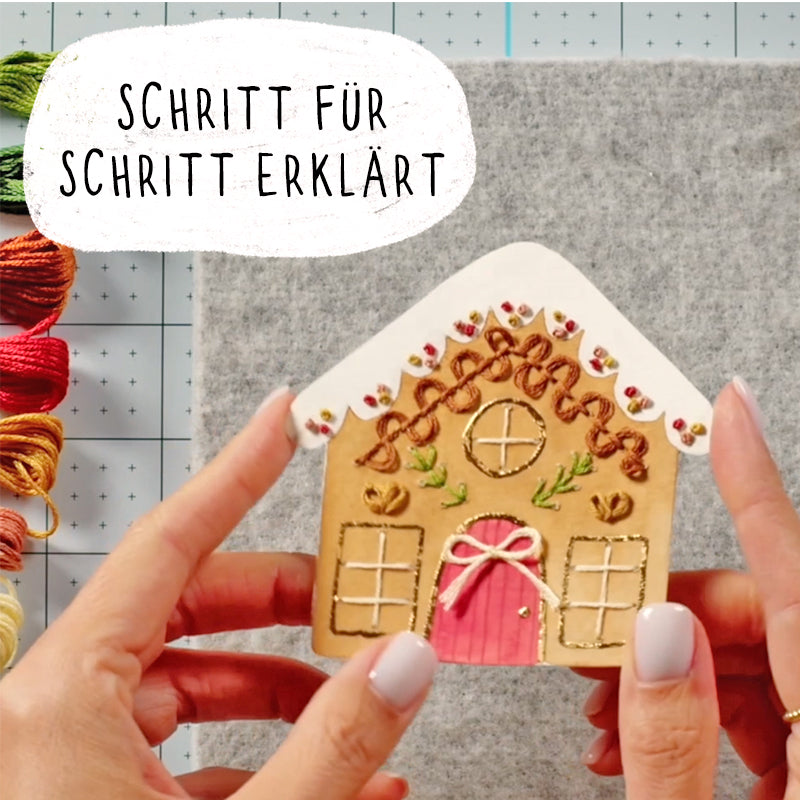 Malen & Sticken XMAS Lebkuchenhaus