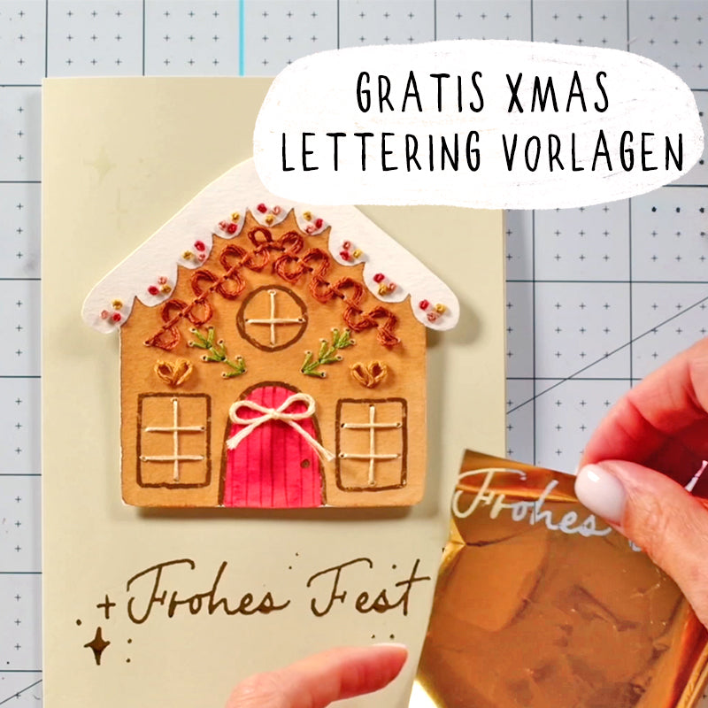 Malen & Sticken XMAS Lebkuchenhaus