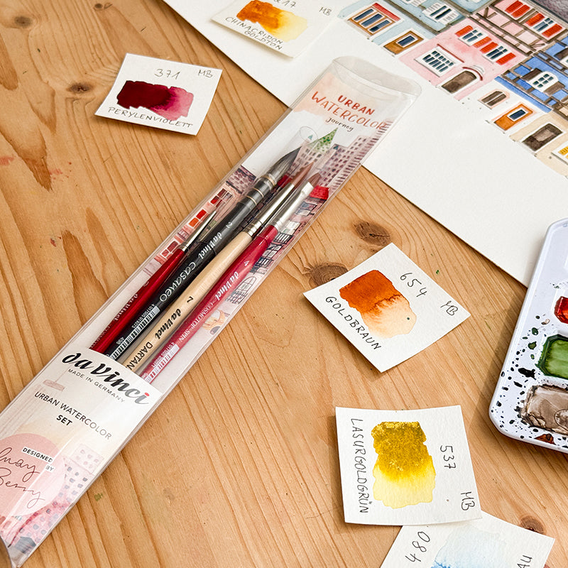 URBAN WATERCOLOR JOURNEY Pinselset