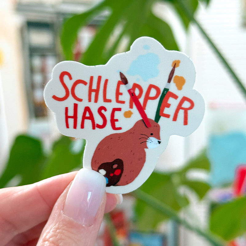 STICKER Schlepperhase