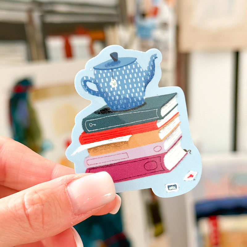 STICKER Tea & Books