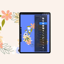 Laden Sie das Bild in den Galerie-Viewer, PROCREATE Floral Brushset