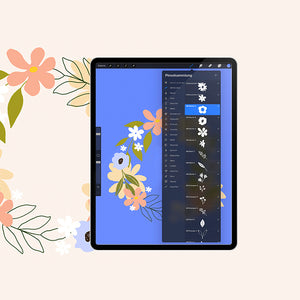 PROCREATE Floral Brushset