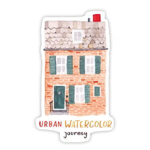 STICKER Urban Watercolor Journey