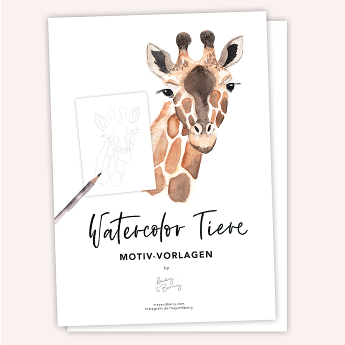 WATERCOLOR TIERE Motiv-Vorlagen