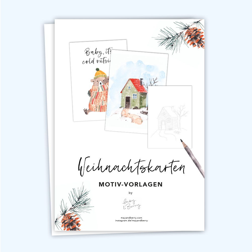 WEIHNACHTSKARTEN Motiv-Vorlagen